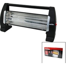 Masa Altı  Quartz Elektrikli Isıtıcı Soba  3 Çubuklu - Emniyetli - 1500W Ms-15