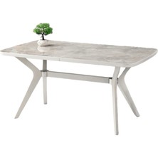 Anka Rambla Desen Highgloss Açılır 160X90 Masa (Açılımış Ölçüsü 190X90)