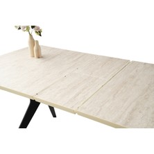 Anka Rambla Desen Highgloss Açılır 160X90 Masa (Açılımış Ölçüsü 190X90)