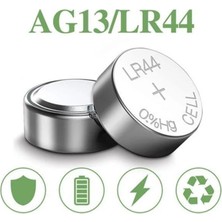 Nistabolje 40 Adet AG13/LR44/357A Düğme Saat Pil Oyuncak Pili Alkalin