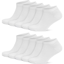 Gowith 10'lu Bambu Premium Dikişsiz Kutulu Nefes Alabilir Erkek Kadın Sneaker Çorap, Likralı 200 Iğne Esnek Sıkmayan Siyah Beyaz Gri Kısa Patik Çorabı 3006