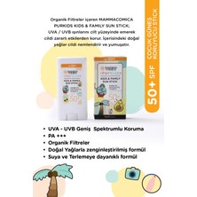 MammaComica Dough Purkids Yüksek Korumalı Bebek Çocuk Güneş Koruyucu Stick Yeni Nesil Organik Filtre Uva Uvb SPF50+ Pa+++ 14GR