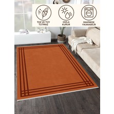 Lofy Halı Kaymaz Taban Tarçın Renk Modern Halı 160X230 cm