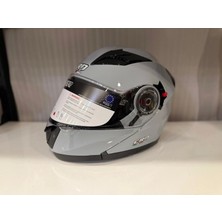 Kask Crn 925 Çene Açılır Nardo Gri