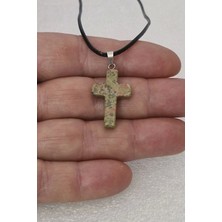 Unakit Taşı Haç Kolye 104-10