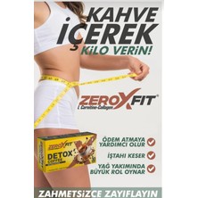 Zeroxfit Detox Coffee 30 Şaset - Detox Kahvesi - L Carnitine- Collagen
