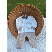 Ayıcık Bej Bebek Tulumu