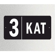 3. Kat Ofis Departman Kapı Isimliği, Yönlendirme Levhası 30X15CM