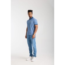 Lacoste  Polo Mavi Çizgili Regular Fit