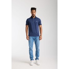 Lacoste  Polo  Çizgili Lacivert Regular Fit
