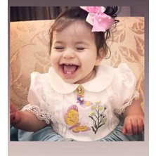 Hly Karol Tasarım Mint Pembe Kemerli Nakışlı Kız Bebek Elbisesi, Özel Dikim Kız Çocuk Elbisesi, Doğum Günü Elbisesi, Fotoğraf Çekim Elbisesi, Kız Bebek Hediyesi, 0-7 Yaşa Uygun
