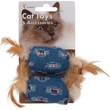 Eastland Öten Catnipli Tüylü Peluş Kedi Oyuncağı 6 Dpmah