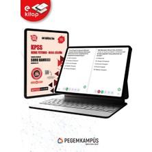 Pegem Akademi Yayıncılık 2026 KPSS Ortaöğretim Genel Yetenek Genel Kültür Tamamı Çözümlü E