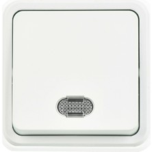 Günsan Elektrik Günsan Misya Beyaz Işıklı Anahtar