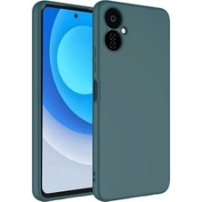Tecno Camon 19 Neo Kılıf Lansman Içi Kadife Kamera Korumalı Mara Silikon Kılıf - Koyu Yeşil