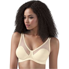 Le Jardin 9200 Kadın Toparlayıcı D Cup Sütyen Tül Detaylı Desteksiz