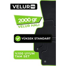 Velurpro Audi A3 2013-2020 Araca Özel Halı Paspas Araba Halısı Oto Paspas