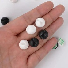 10 Adet Yapışkanlı Kablo Düzenleyici Tutucu Klips Kablo Sabitleme Siyah Beyaz Renk