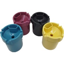 1 Adet Plastik Koku Yapmaz Küllük Çakmaklık Hazneli Oto Ev Ofis Küllüğü