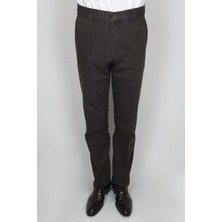 Toricelli Fistan Store Erkek Rahat Kalıp Yandan Cepli Boru Paça Büyük Beden Kışlık Keten Pantolon