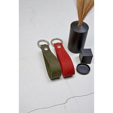 2'li Hakiki Deri Artisan Series Anahtarlık Mix - Özelleştirilebilir