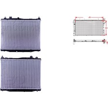 Su Radyatörü Brazing Mt - 19010-5R0-901 Wisco - Honda Jazz 4 (Gk) 1.3 15 ve Sonrası Uyumlu