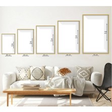 Li Home Lüks Mermer Desenli Cam Tablo 3 Lü Set