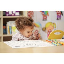 Çocuk Funny Mat White 40X40CM - Sevimli Canavarlar