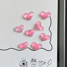 8 Adet Kalpli Magnet, Hediye, Söz Nişan Düğün hediyesi, Ev Dekorasyon ürünü