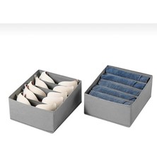 Venita Home Kulplu Gri Dolap İçi Düzenleyici Organizer 5 Bölmeli