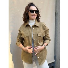 Seda Aslan Butik Önden Cepli Likralı Gömlek