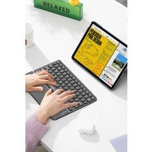 Teknodur Earldom Kb7 Universal Kablosuz Klavye - Siyah