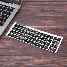 Arapça Ingilizce Notebook Klavye Sticker Etiketi Siyah(5 Adet)