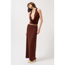 Moda Kumsal Kalem Midi Etek