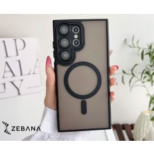 Zebana Slim Luxury Silikon Kılıf (Kablosuz Şarj Destekli) Samsung S24 Ultra
