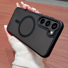 Zebana Slim Luxury Silikon Kılıf (Kablosuz Şarj Destekli) Samsung S24 Ultra