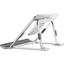 Plentiful Ayarlanabilir Katlanabilir iPad Stand 14INÇ  Metal Masaüstü Telefon Tablet Standı
