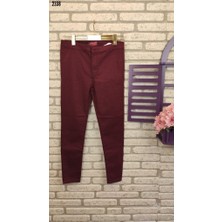 Moda Kumsal Gabardin Kumaş Yüksek Bel Pantolon 90CM Bel 38CM