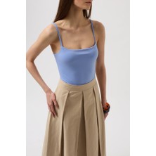 Moda Kumsal Ip Askılı Bodysuit