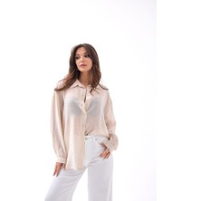 Moda Kumsal 7423 Gömlek-Bej