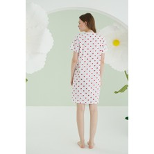 Nbb 68160 Ekru Heart Gecelik