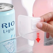 Sanal Trend 10 Adet Buzdolabı Raf Ayracı Raf Düzenleyici Yumurtalık Ayırıcı Şişe Kutu Bardak Ayracı