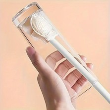 2 Adet 29 Cm Silikon Biberon Cam Şişe Bardak Kavanoz Yıkama Fırçası Bulaşık Temizleyici Fırça