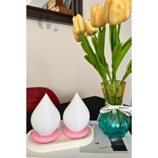 Alev Figürlü Tealight LED Mum Lamba