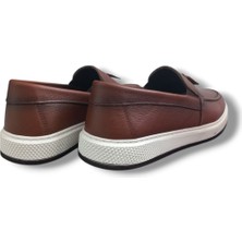 Growish GR0318 Hakiki Deri Hafif Poli Taban Yazlık Erkek Püsküllü Üst Kalite Loafer Ayakkabı