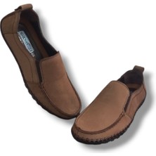 Growish GR0319 Hakiki Nubuk Deri Günlük Kulllanım Bağcıksız Loafer Erkek Ayakkabı