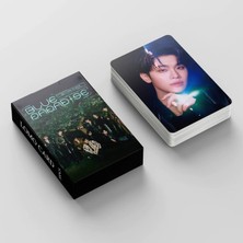 Zerobaseone '' Blue Paradise '' Çift Yön Baskılı Lomo Card Seti