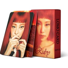 Blackpınk Jennie '' Ruby '' Çift Yön Baskılı Lomo Card Seti