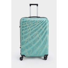 DeFacto Unisex Sert Kapaklı Çekçekli Büyük Boy Valiz E7064AXNS