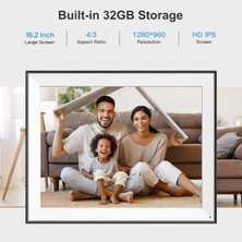Fullja 16.2" Dijital Resim Çerçevesi - Large 32 GB